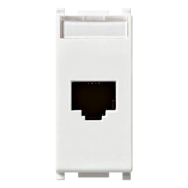 Vimar Plana 14339.13 Presa RJ45 Netsafe Cat6 UTP bianco product photo Photo 01 3XL