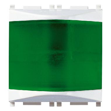 Vimar Plana 14387.V Spia prismatica verde bianco product photo Photo 01 3XL