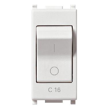 Vimar Plana 14405.16 Interruttore MT 1P+N C16 120-230V bianco product photo Photo 01 3XL