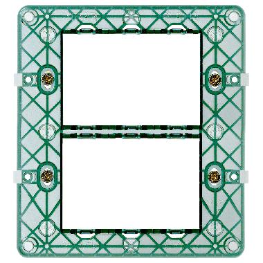 Vimar Plana 14619 Supporto 6M (3+3) + viti product photo Photo 01 3XL