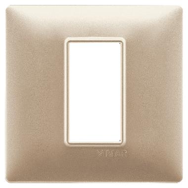 Vimar Plana 14641.22 Placca 1M champagne opaco product photo Photo 01 3XL