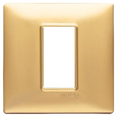 Vimar Plana 14641.25 Placca 1M oro opaco product photo Photo 01 3XL