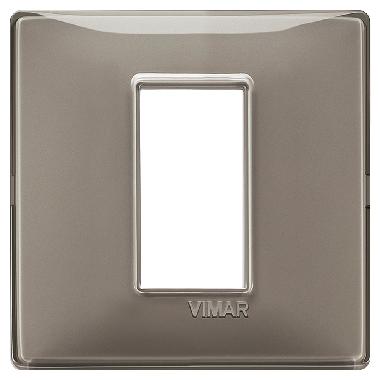Vimar Plana 14641.40 Placca 1M Reflex cenere product photo Photo 01 3XL