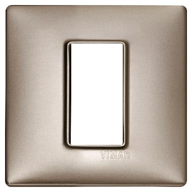 Vimar Plana 14641.74 Placca 1M nichel perlato product photo Photo 01 3XL