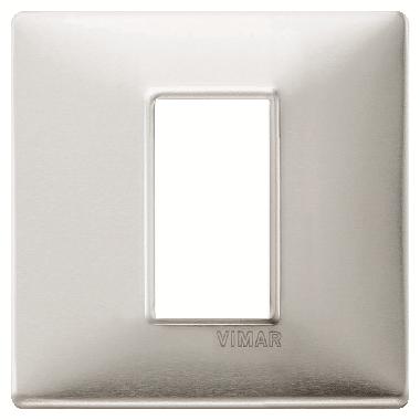 Vimar Plana 14641.81 Placca 1M alluminio spazzolato product photo Photo 01 3XL
