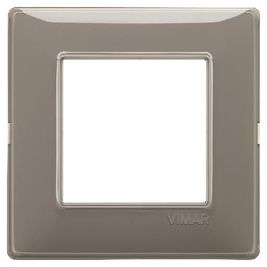 Vimar Plana 14642.40 Placca 2M Reflex cenere product photo Photo 01 3XL