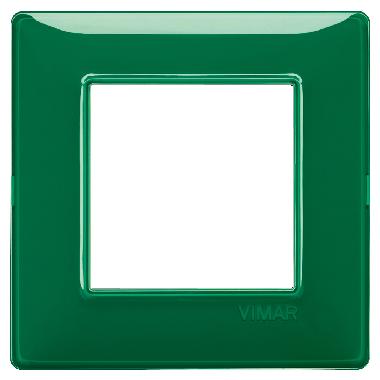 Vimar Plana 14642.47 Placca 2M Reflex smeraldo product photo Photo 01 3XL