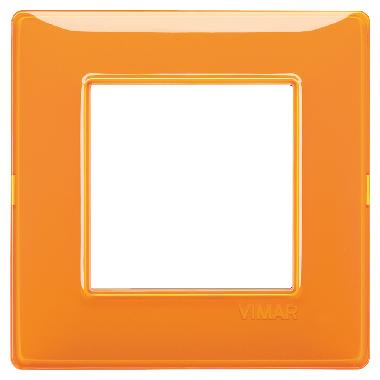Vimar Plana 14642.48 Placca 2M Reflex arancio product photo Photo 01 3XL