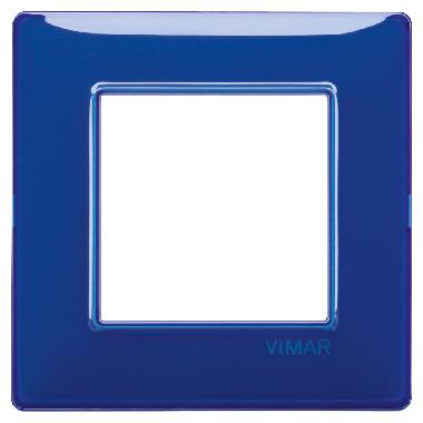 Vimar Plana 14642.50 Placca 2M Reflex zaffiro product photo Photo 01 3XL