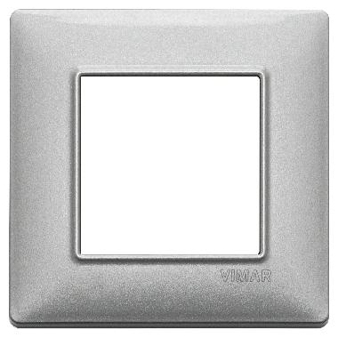 Vimar Plana 14642.71 Placca 2M Silver product photo Photo 01 3XL