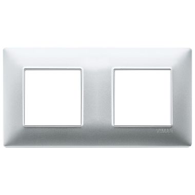 Placca 4M (2+2) int71 argento opaco product photo Photo 01 3XL