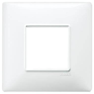 Vimar Plana 14647.01 Placca 2M BS bianco product photo Photo 01 3XL