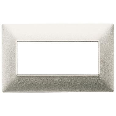 Vimar Plana 14649.21 Placca 5M BS nichel opaco product photo Photo 01 3XL
