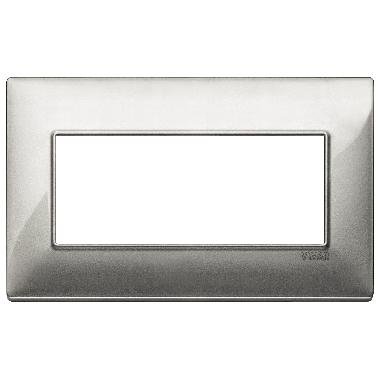 Vimar Plana 14649.27 Placca 5M BS tecnopolimero Silver product photo Photo 01 3XL