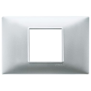 Placca 2M centrali argento opaco product photo Photo 01 3XL