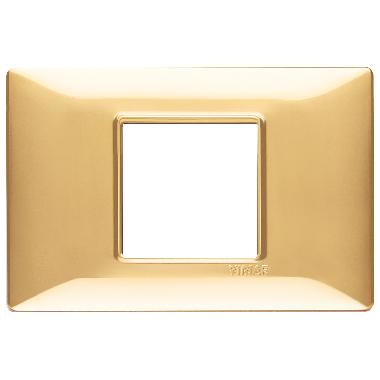 Vimar Plana 14652.24 Placca 2M centrali oro lucido product photo Photo 01 3XL