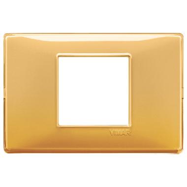 Vimar Plana 14652.43 Placca 2M centrali Reflex ambra product photo Photo 01 3XL