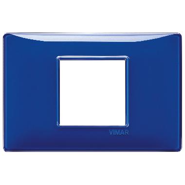 Vimar Plana 14652.50 Placca 2M centrali Reflex zaffiro product photo Photo 01 3XL