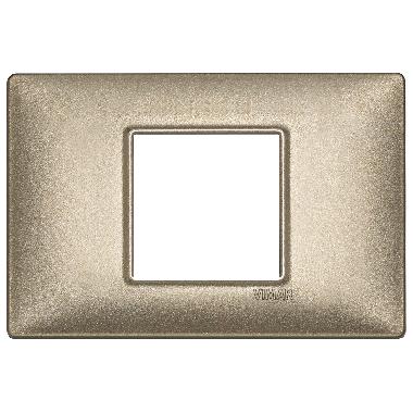 Vimar Plana 14652.70 Placca 2M centrali bronzo metallizzato product photo Photo 01 3XL