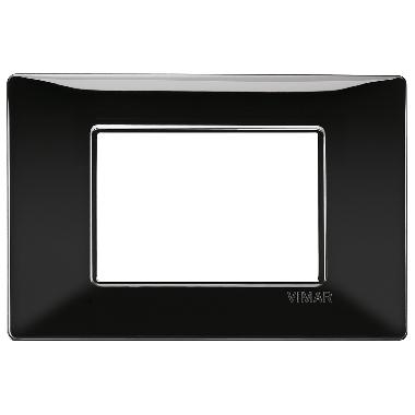 Vimar Plana 14653.05 Placca 3M nero product photo Photo 01 3XL