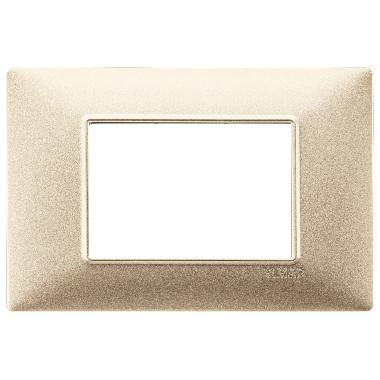Vimar Plana 14653.22 Placca 3M champagne opaco product photo Photo 01 3XL