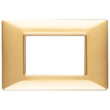 Vimar Plana 14653.24 Placca 3M oro lucido product photo Photo 01 3XL