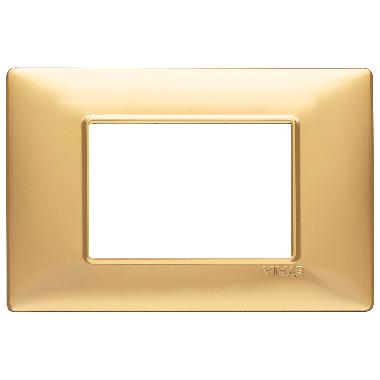 Vimar Plana 14653.25 Placca 3M oro opaco product photo Photo 01 3XL