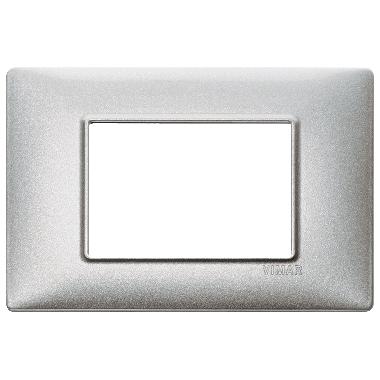 Vimar Plana 14653.71 Placca 3M Silver product photo Photo 01 3XL