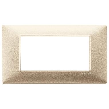 Vimar Plana 14654.22 Placca 4M champagne opaco product photo Photo 01 3XL
