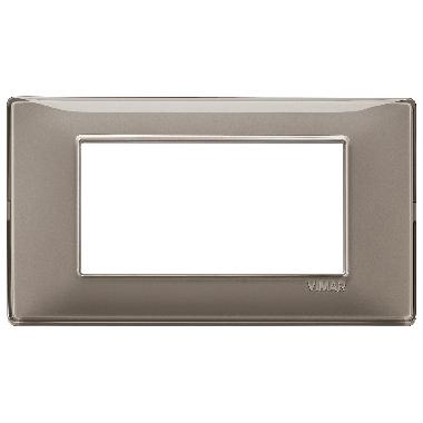 Vimar Plana 14654.40 Placca 4M Reflex cenere product photo Photo 01 3XL