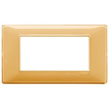 Vimar Plana 14654.43 Placca 4M Reflex ambra product photo Photo 01 3XL