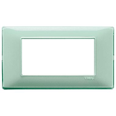 Vimar Plana 14654.44 Placca 4M Reflex menta product photo Photo 01 3XL