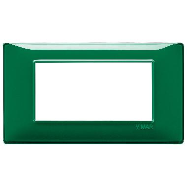 Vimar Plana 14654.47 Placca 4M Reflex smeraldo product photo Photo 01 3XL