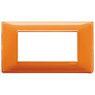 Vimar Plana 14654.48 Placca 4M Reflex arancio product photo Photo 01 3XL