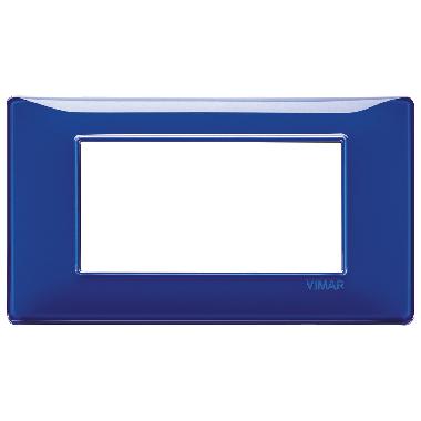 Vimar Plana 14654.50 Placca 4M Reflex zaffiro product photo Photo 01 3XL