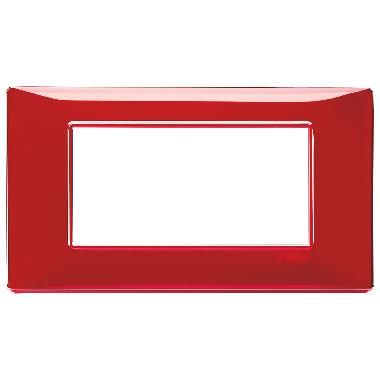 Vimar Plana 14654.51 Placca 4M Reflex rubino product photo Photo 01 3XL