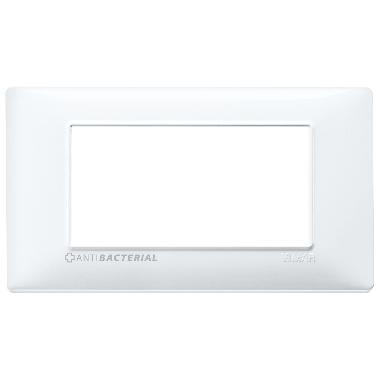 Vimar Plana 14654.AB.01 Placca 4M antibatterico bianco product photo Photo 01 3XL