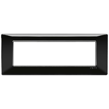 Vimar Plana 14657.05 Placca 7M nero product photo Photo 01 3XL