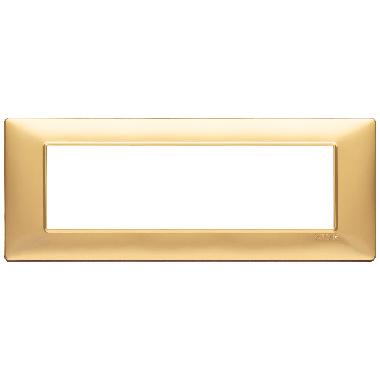 Vimar Plana 14657.25 Placca 7M oro opaco product photo Photo 01 3XL