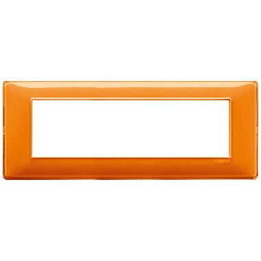 Vimar Plana 14657.48 Placca 7M Reflex arancio product photo Photo 01 3XL