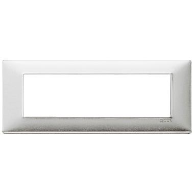 Vimar Plana 14657.81 Placca 7M alluminio spazzolato product photo Photo 01 3XL