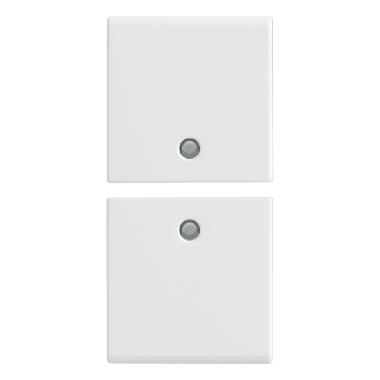 Vimar Plana 14751 Due mezzi tasti 1M neutro pers. bianco product photo Photo 01 3XL