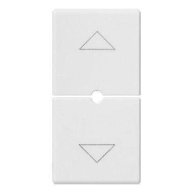 Vimar Plana 14755.2 Due mezzi tasti 1M simboli frecce bianco product photo Photo 01 3XL