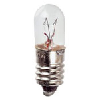 Lampada incand.E10 10x28mm 24V 2W bianco product photo Photo 01 3XL