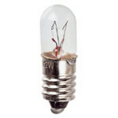 Lampada inc.E10 10x28mm 24V 1,2W bianco product photo Photo 01 3XL