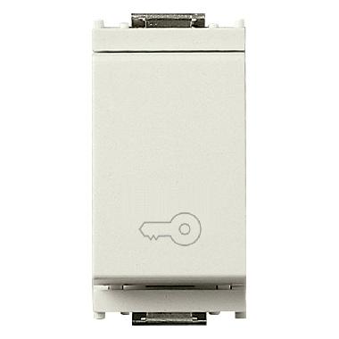 Vimar 16080.P.B Idea Pulsante 1P NO 10A chiave bianco product photo Photo 01 3XL
