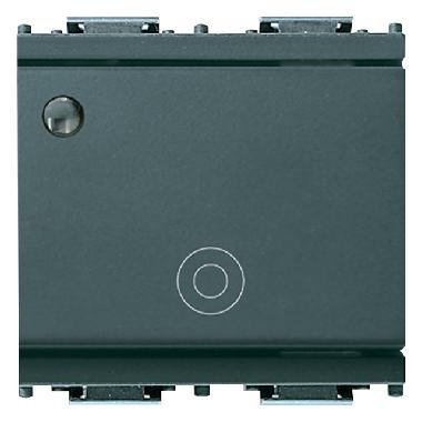 Vimar 16090.M Idea Pulsante 1P NO 10A gen. lum.so 2M grigio product photo Photo 01 3XL