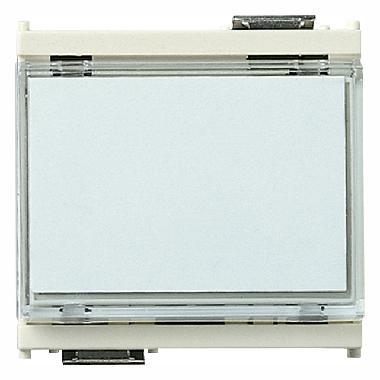 Vimar 16190.B Idea Pulsante targh. 1P NO 10A 12-24V bianco product photo Photo 01 3XL
