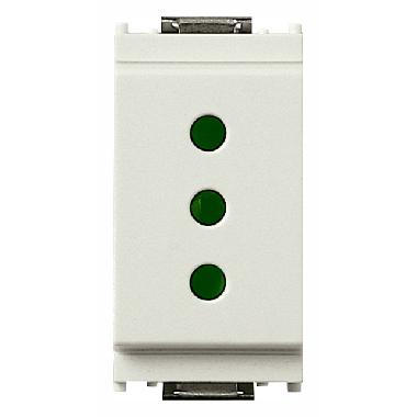 Vimar 16201.B Idea Presa 2P+T 10A P11 bianco product photo Photo 01 3XL