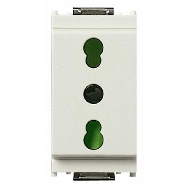 Vimar 16203.B Idea Presa 2P+T 16A P17/11 bianco product photo Photo 01 3XL